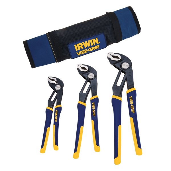 GrooveLock Pliers Kit Bag Set, 3 pcs.