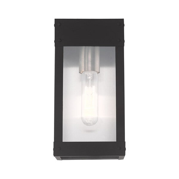 Barrett 1 Light Black Outdoor Wall Lantern