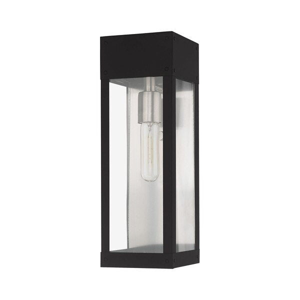 Barrett 1 Light Black Outdoor Wall Lante