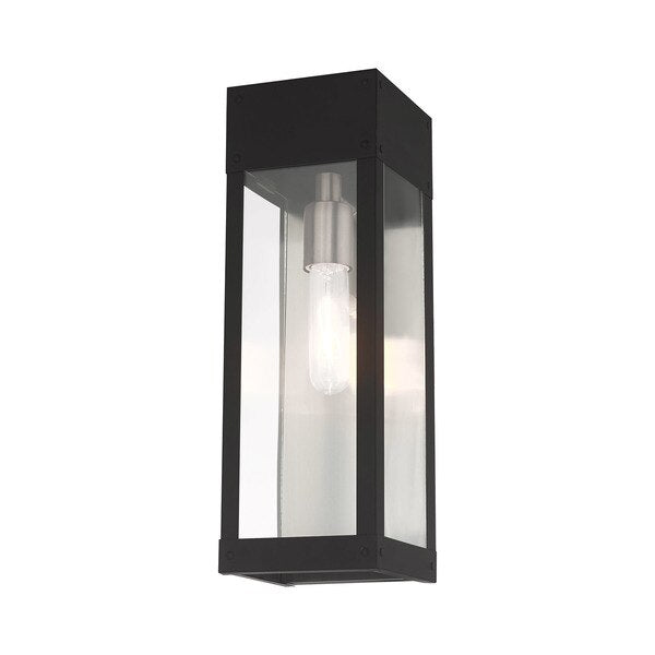 Barrett 1 Light Black Outdoor Wall Lante