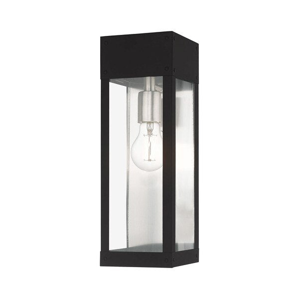 Barrett 1 Light Black Outdoor Wall Lante