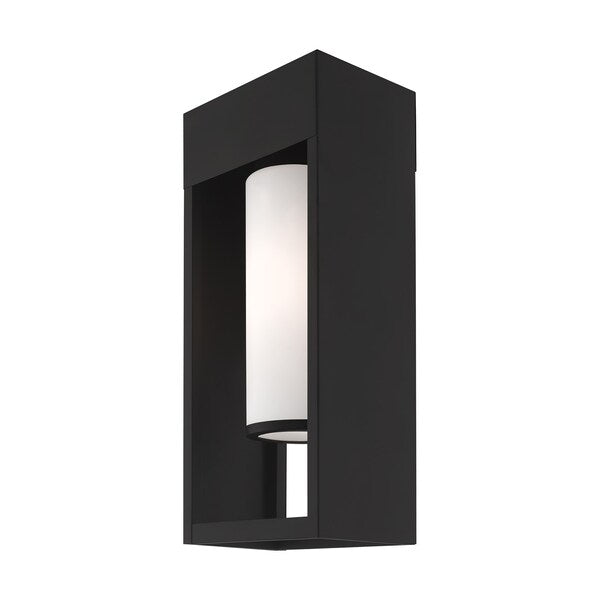 Bleecker 1 Light Black Outdoor Wall Lantern