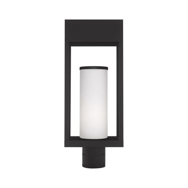 Bleecker 1 Light Black Outdoor Post Top Lantern