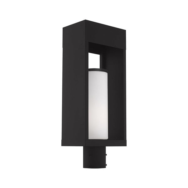 Bleecker 1 Light Black Outdoor Post Top Lantern
