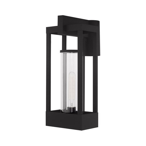 Delancey 1 Light Black Outdoor Post Top Lantern