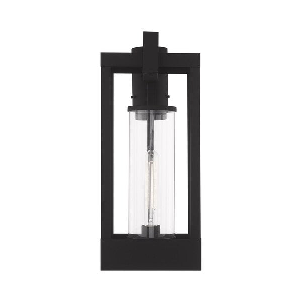Delancey 1 Light Black Outdoor Post Top Lantern