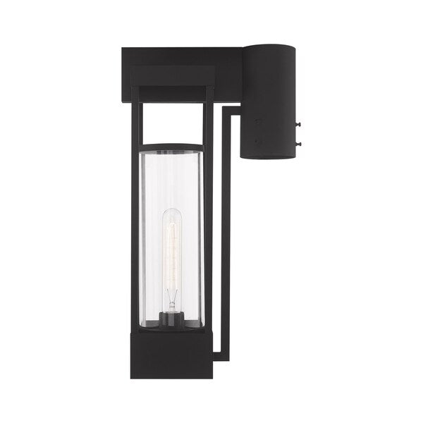 Delancey 1 Light Black Outdoor Post Top Lantern
