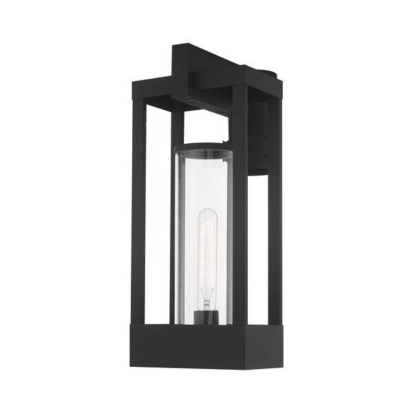 Delancey 1 Light Black Outdoor Post Top Lantern