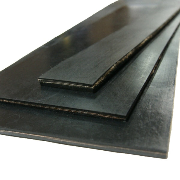 Heavy Black Conveyor Belt - Rubber Sheet - .30(2Ply) Thick x 12