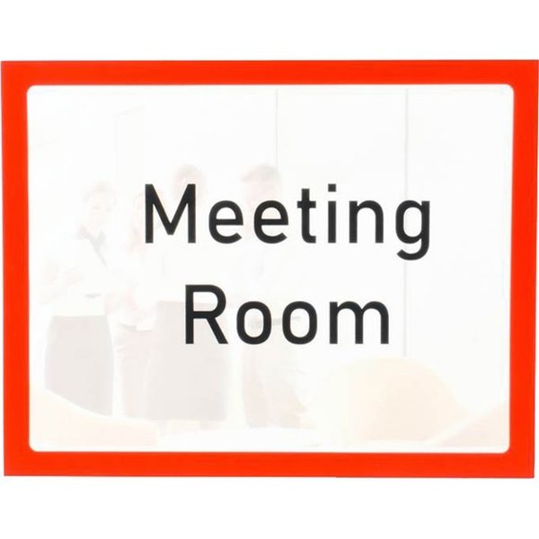 Magneto Adhesive Picture Frame, Red, PK2