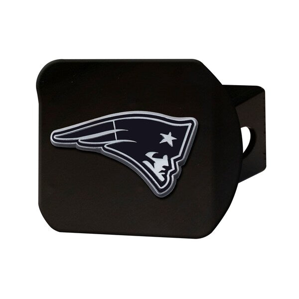 NFL New England Patriots Black Metal Hitch Cover