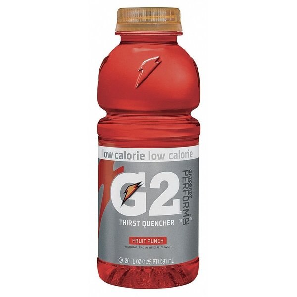G2, Low Calorie Sports Drink, 20 oz ready to drink, Fruit Punch, 24 Pack
