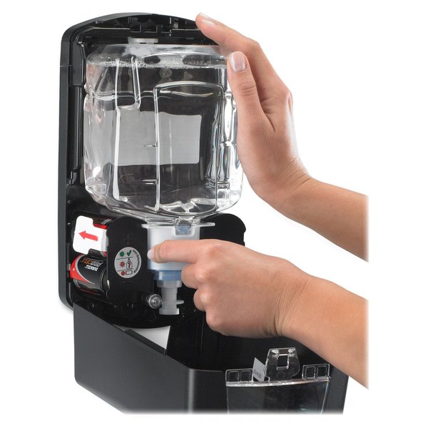 LTX-12 1200mL Foam Soap Dispenser, Touch-Free, Chrome/Black
