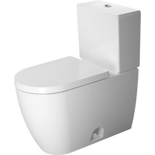 Two-Piece Toilet Me By Starck Siphon Jet, 1.32 gpf, Siphon Jet, Elongated, White Alphin