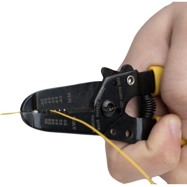 6 3/4 in Wire Stripper/Cutter 20 to 30 AWG