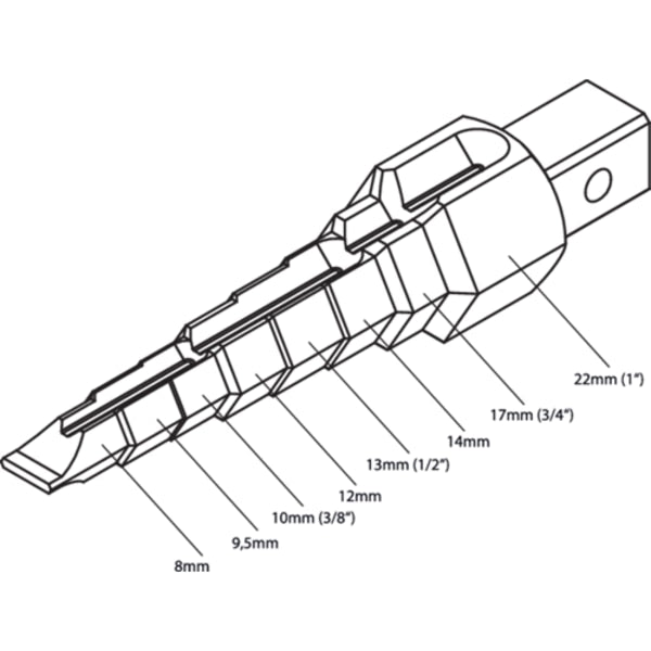 Combi-Stepped Key, 8 Steps