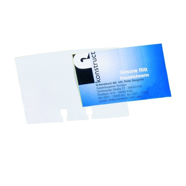 Business Card File, Tray, Black