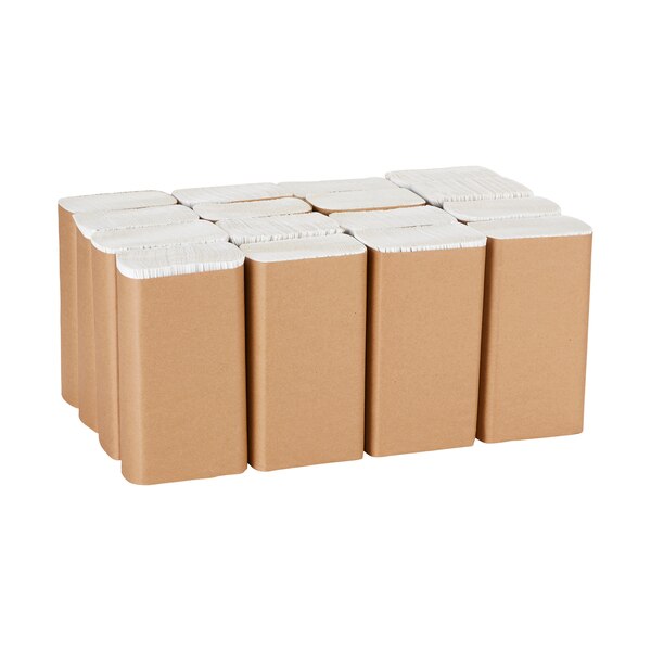 Pacific Blue Basic Multifold Paper Towels, 1, 250, White, 16 PK