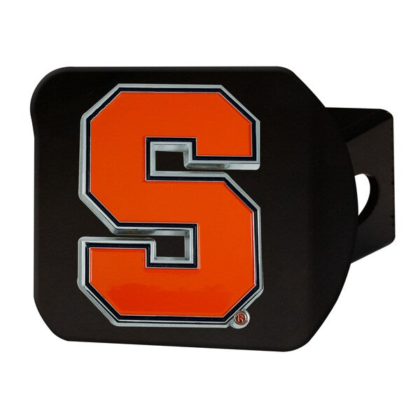 Syracuse University Black Metal Hitch Cover, 3D Color Emblem