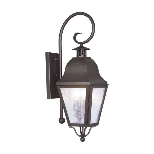 Amwell 2 Light Bronze Outdoor Wall Lantern