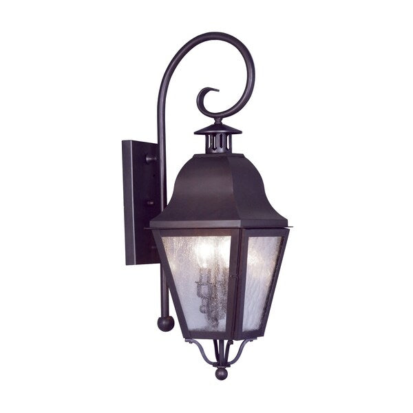 Amwell 2 Light Bronze Outdoor Wall Lantern