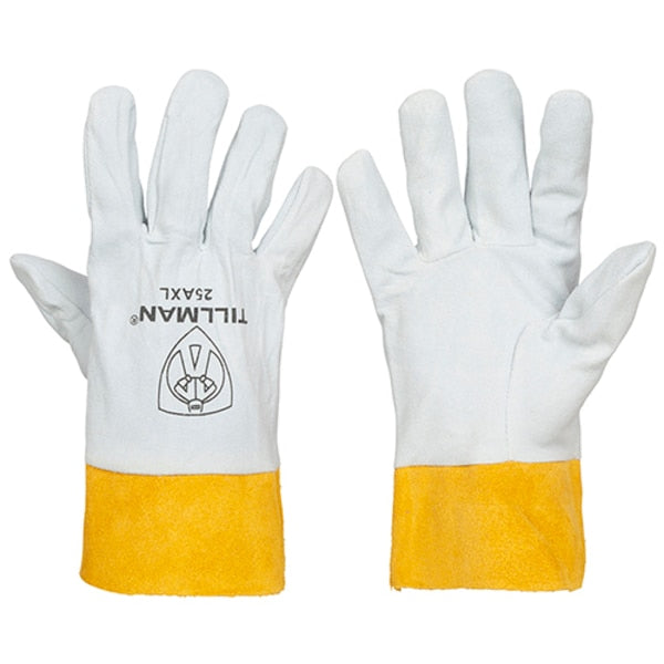 TIG Welding Gloves, Deerskin Palm, L, PR