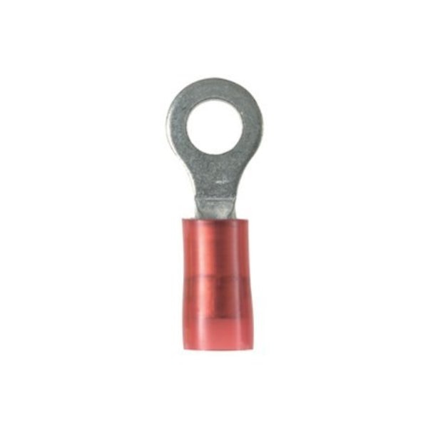 22-18 AWG Nylon Ring Terminal #8 Stud PK100