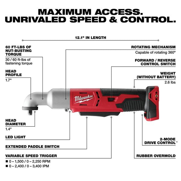 M18 Cordless 2-Speed 3/8