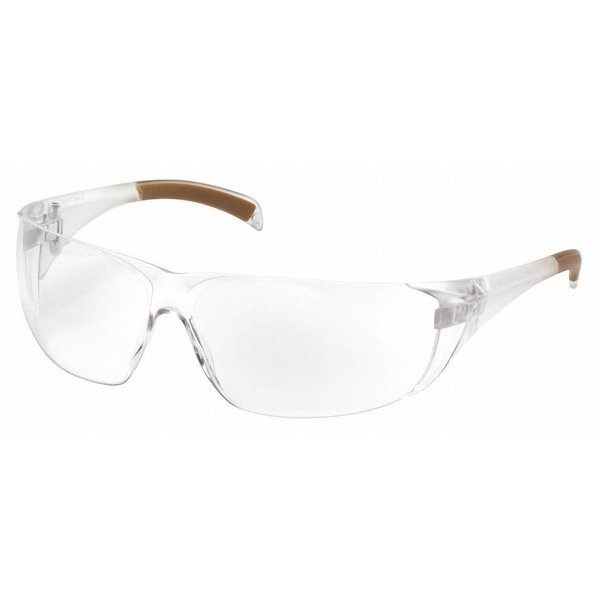 Safety Glasses, Carhartt Billings, Anti-Fog, Frameless, Clear Temples, Clear Lens