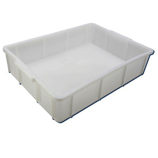 HDPE Deep Tray, w/Handles, Stackable, 16.