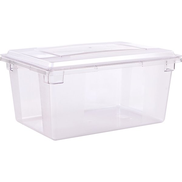 Storage Container, 16.6 gal., Clr, PK3