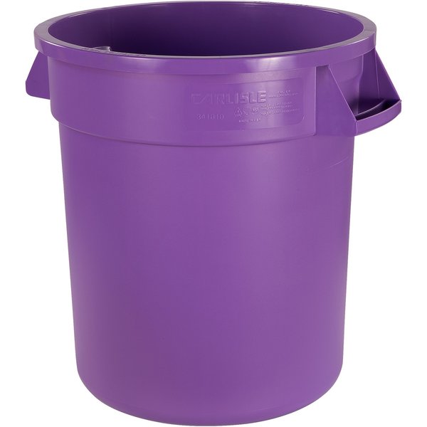 10 gal Round Trash Can, Purple