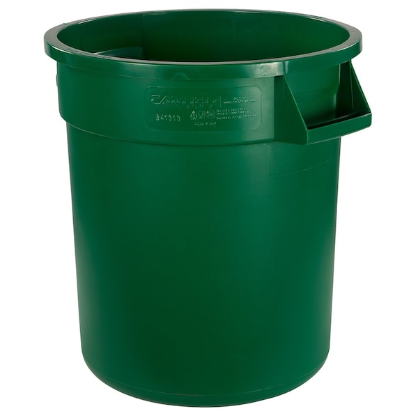10 gal Round Trash Can, Green