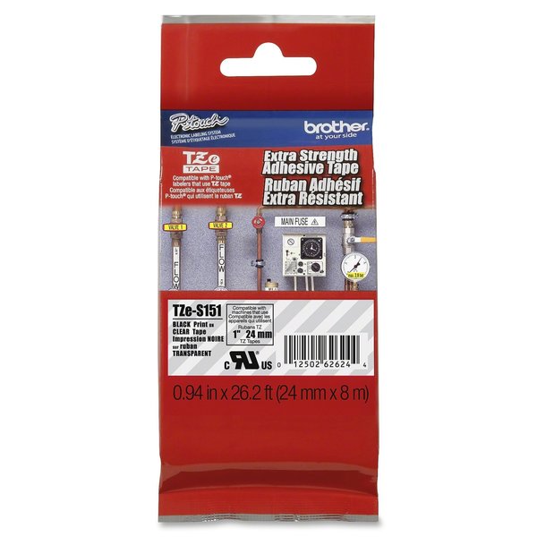 Adhesive TZ Tape (R) Cartridge 15/16