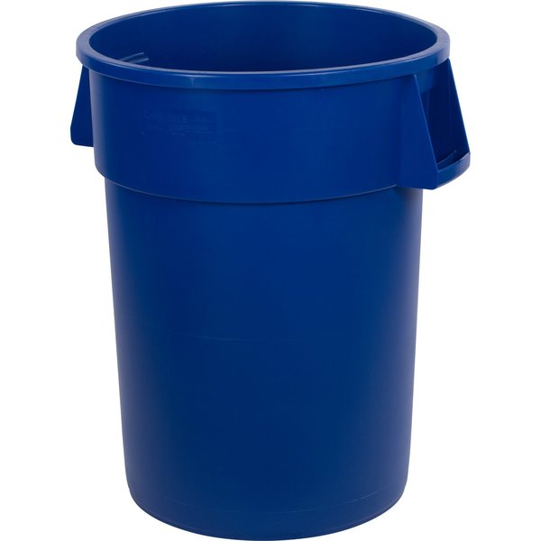 44 gal Round Trash Can, Blue