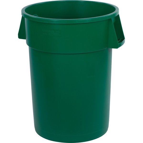 44 gal Round Trash Can, Green