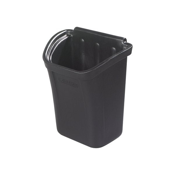 Trash Bin for Bussing Cart, 7 gal., Black