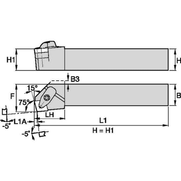 Indexable Toolholder, DCKN,