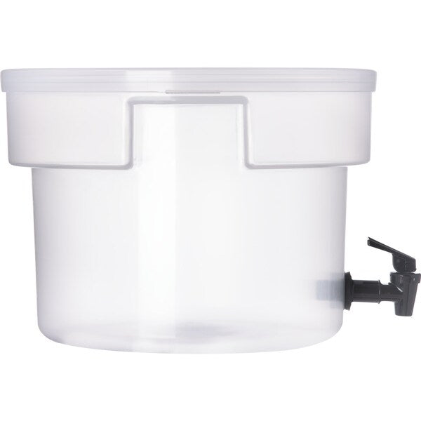 Round Dispenser, 3 gal., See-Thru