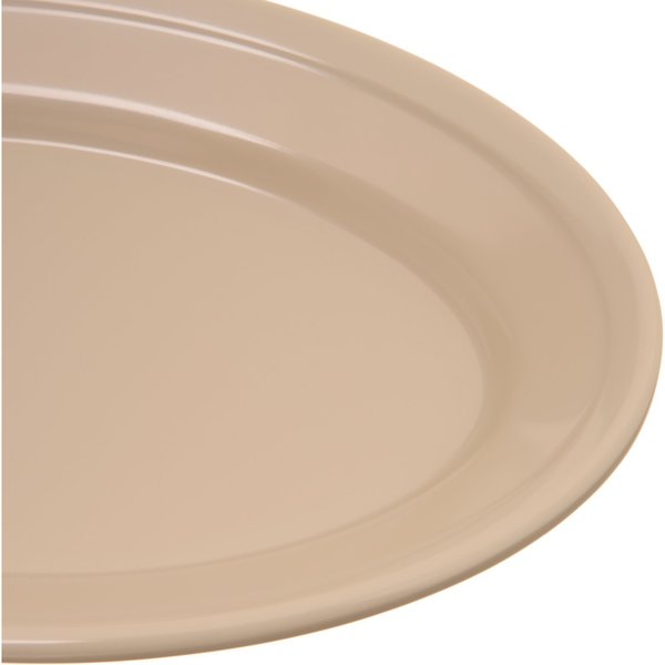 Mlmn Ovl Platter Tray, 9.25x6.25, Tan, PK24