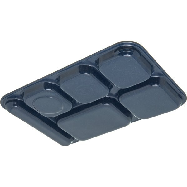 Right Hand 6 Comp Tray, Blue, PK12