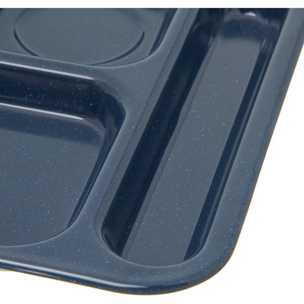 Right Hand 6 Comp Tray, Blue, PK12