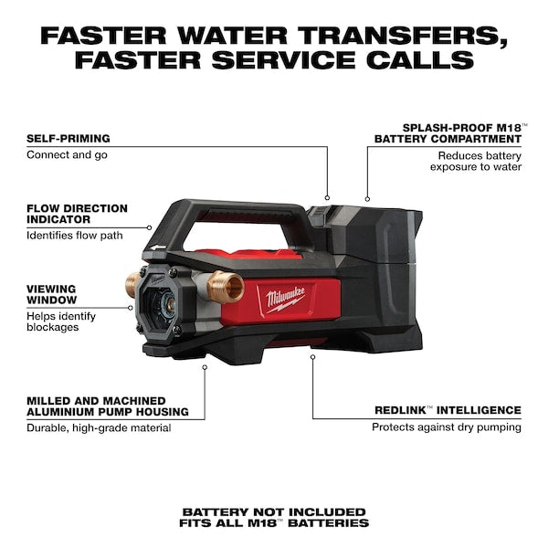 M18 Transfer Pump (Tool Only)