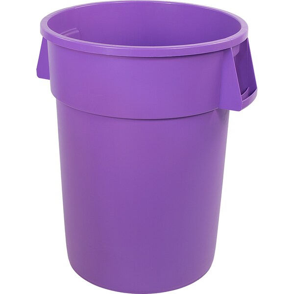 55 gal Round Trash Can, Purple