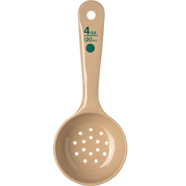 Perforated Short Handle, 4 oz., Beige, PK12