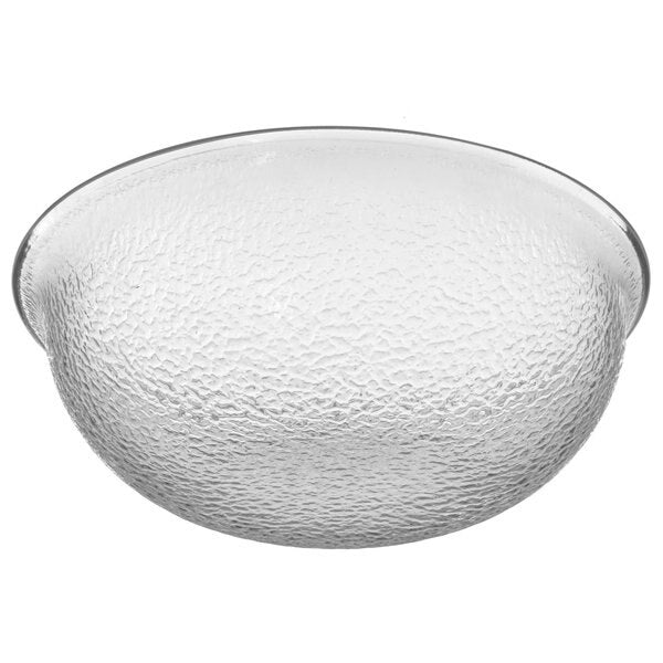 Pebbled Bowl Round, 4 qt., Clr, PK4