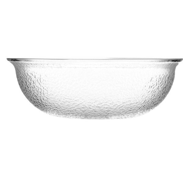 Pebbled Bowl Round, 4 qt., Clr, PK4