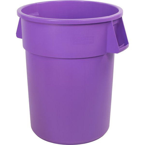 44 gal Round Trash Can, Purple