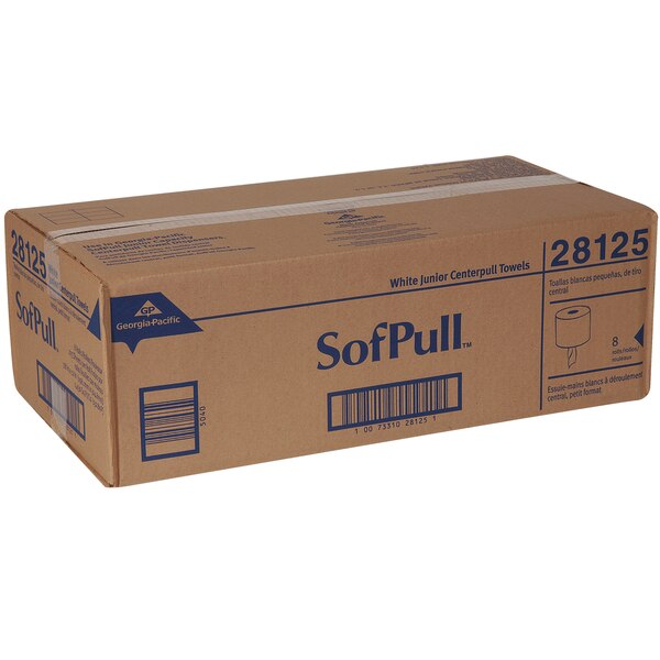 Soffpull Center Pull Paper Towels, 1, 275, 160 ft, White, 8 PK