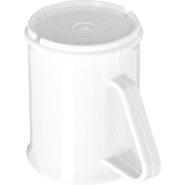 Polycarbon Handled Mug, 9.6 oz., Wht, PK48